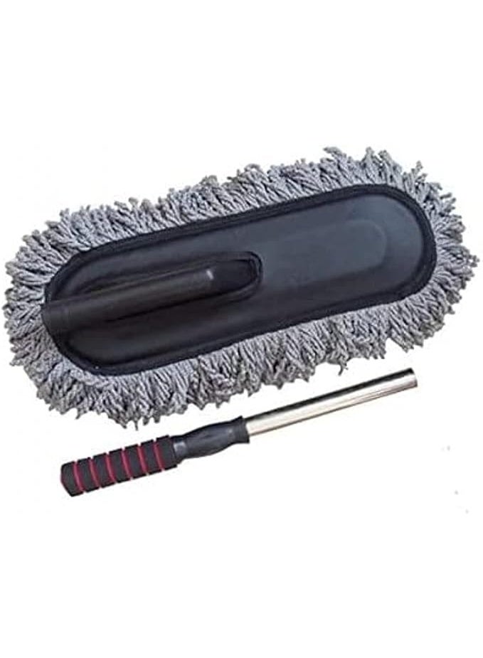 فرشاة تنظيف السيارة من الألياف الدقيقة مع إسفنجة - Image 4